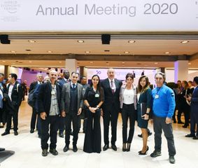 President Ilham Aliyev attended panel discussion on “Strategic Outlook: Eurasia” held as part of World Economic Forum - UPDATED