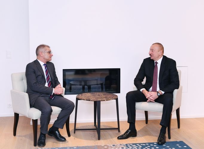 President Ilham Aliyev meets with head of P&G Europe