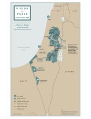 Trump shows map of Israel, Palestine as proposed under his Peace Plan - PHOTO