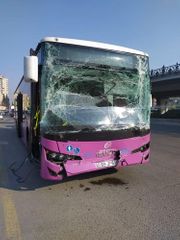 9 injured as two passenger buses collide in Baku