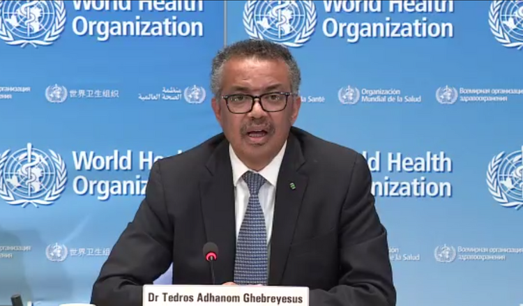 WHO Director-General says 141 COVID-19 vaccines being developed worldwide