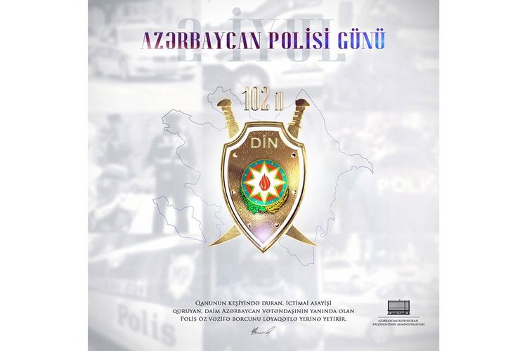 President Ilham Aliyev makes Facebook post on occasion of Day of Police