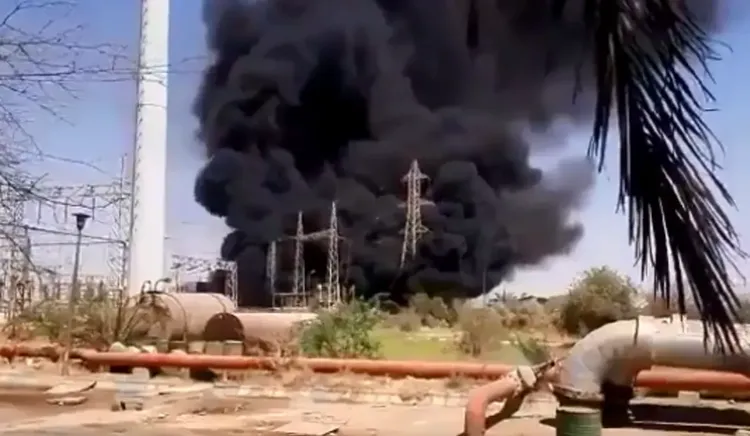 Explosion at power plant in Iranian city of Ahvaz causes fire, emergency services say