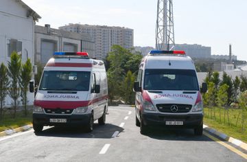 President Ilham Aliyev and first lady Mehriban Aliyeva attended the inauguration of modular hospital for treatment of coronavirus patients opened in Khatai district of Baku - UPDATED
