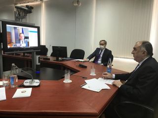 Azerbaijani FM and EU Commissioner hold virtual meeting