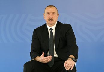President Ilham Aliyev and first lady Mehriban Aliyeva attended the inauguration of modular hospital for treatment of coronavirus patients opened in Khatai district of Baku - UPDATED