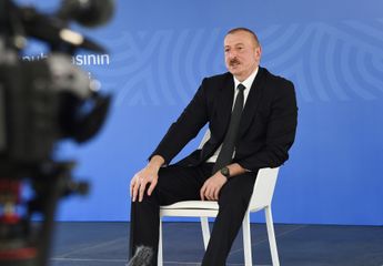 President Ilham Aliyev and first lady Mehriban Aliyeva attended the inauguration of modular hospital for treatment of coronavirus patients opened in Khatai district of Baku - UPDATED