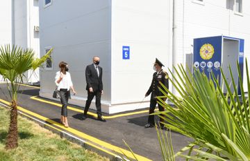 President Ilham Aliyev and first lady Mehriban Aliyeva attended the inauguration of modular hospital for treatment of coronavirus patients opened in Khatai district of Baku - UPDATED