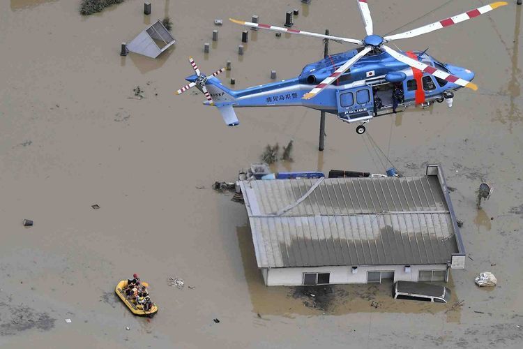 In Japan for 1.3 million people, announced and recommended the evacuation