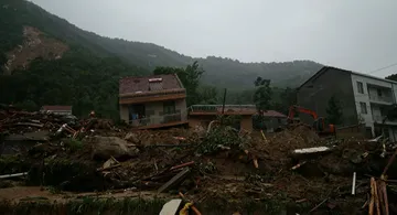 Landslide reportedly buries 9 people in China's Central Hubei province