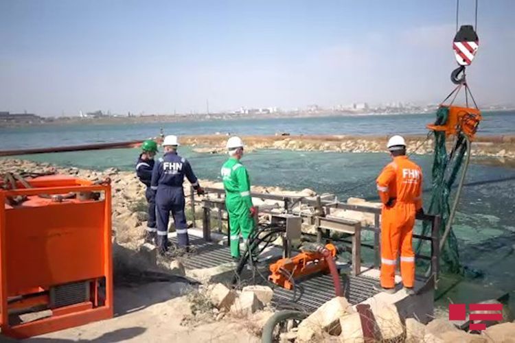 Azerbaijan’s MES started cleaning works on Boyuk Shor lake in Baku - VIDEO