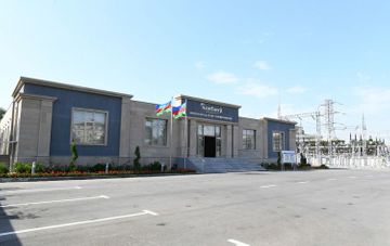 President Ilham Aliyev inaugurated newly renovated “8th km” substation owned by AzerEnergy OJSC in Nizami district, Baku