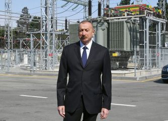 President Ilham Aliyev inaugurated newly renovated “8th km” substation owned by AzerEnergy OJSC in Nizami district, Baku