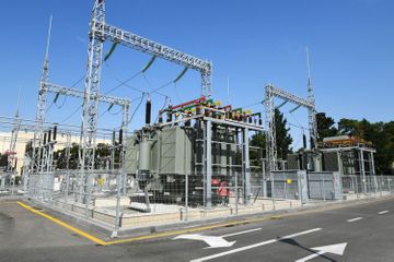 President Ilham Aliyev inaugurated newly renovated “8th km” substation owned by AzerEnergy OJSC in Nizami district, Baku