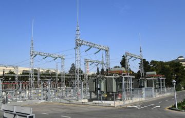 President Ilham Aliyev inaugurated newly renovated “8th km” substation owned by AzerEnergy OJSC in Nizami district, Baku