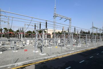 President Ilham Aliyev inaugurated newly renovated “8th km” substation owned by AzerEnergy OJSC in Nizami district, Baku