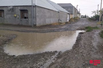 Heavy rain caused complications in Azerbaijan’s Ganja - PHOTO