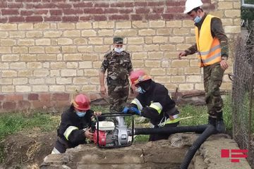Heavy rain caused complications in Azerbaijan’s Ganja - PHOTO
