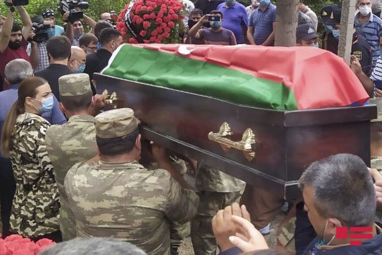 Martyred Azerbaijani serviceman buried in Tovuz region- PHOTO - UPDATED