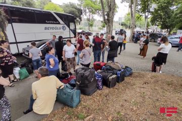 Evacuated Azerbaijani citizens sent from Tbilisi - UPDATED