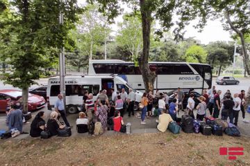 Evacuated Azerbaijani citizens sent from Tbilisi - UPDATED