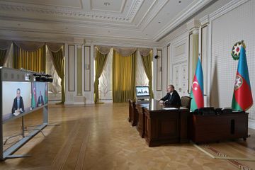 President Ilham Aliyev received in a video format Jeyhun Bayramov on his appointment as Minister of Foreign Affairs  - UPDATED