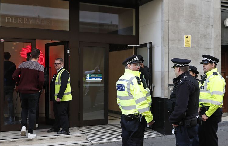 Two people stabbed in central London, police say