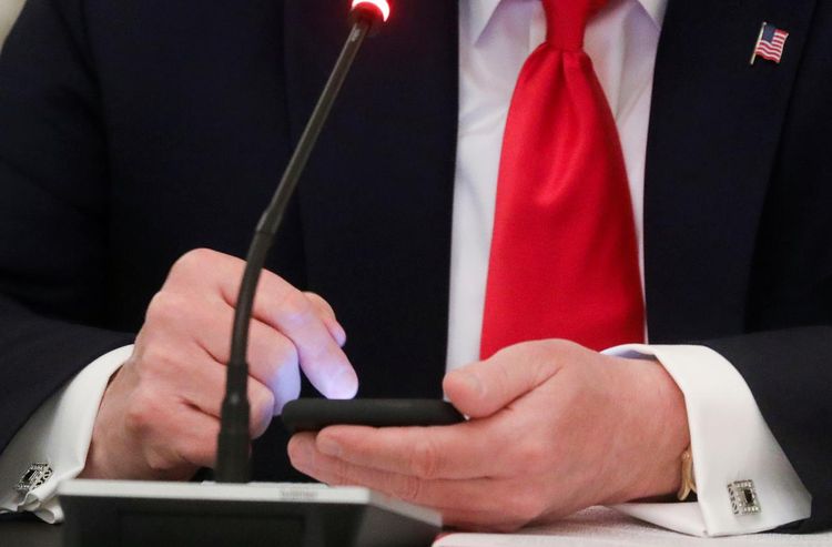 Twitter disables Trump tweet over copyright complaint
