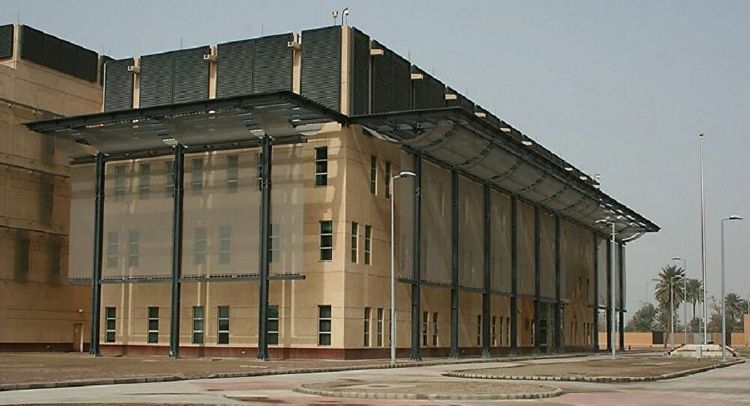 Two rockets fall near US embassy inside Baghdad's Green Zone