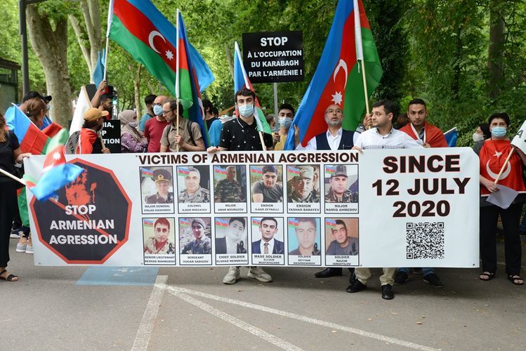Protest rally held in Strasbourg against Armenia's occupant and aggressive policy - PHOTO