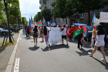 Protest rally held in Strasbourg against Armenia's occupant and aggressive policy - PHOTO