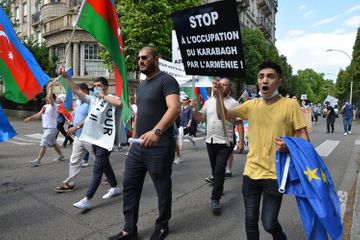 Protest rally held in Strasbourg against Armenia's occupant and aggressive policy - PHOTO