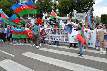 Protest rally held in Strasbourg against Armenia's occupant and aggressive policy - PHOTO