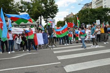 Protest rally held in Strasbourg against Armenia's occupant and aggressive policy - PHOTO