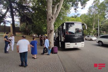 175 Azerbaijani citizens evacuated from Georgia sent from Tbilisi - PHOTO