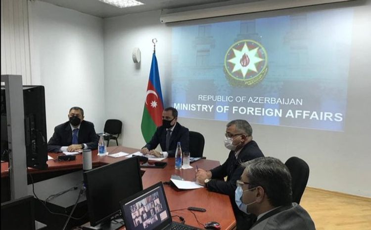 Azerbaijani FM hold virtual meeting with Azerbaijan's Ambassadors to countries where our diplomatic missions and compatriots suffered from aggressive acts by radical Armenian forces