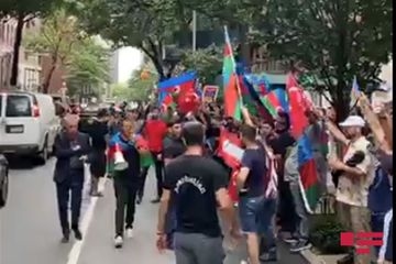 Rally to support Azerbaijani army held in New York - VIDEO