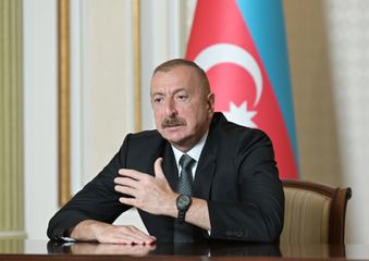 Azerbaijani President receives in a video format Emin Amrullayev on his appointment as Minister of Education