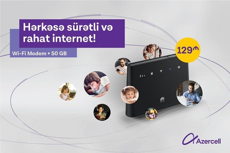  New 4G WiFi from Azercell allows to connect 32 devices to the internet at the same time