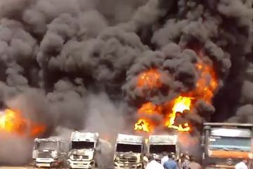 Fire broke out in western Iranian province of Kermanshah - VIDEO
