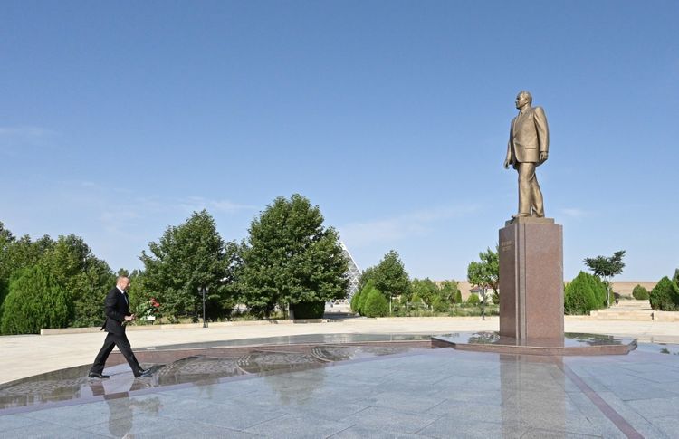 President Ilham Aliyev visits Gobustan region