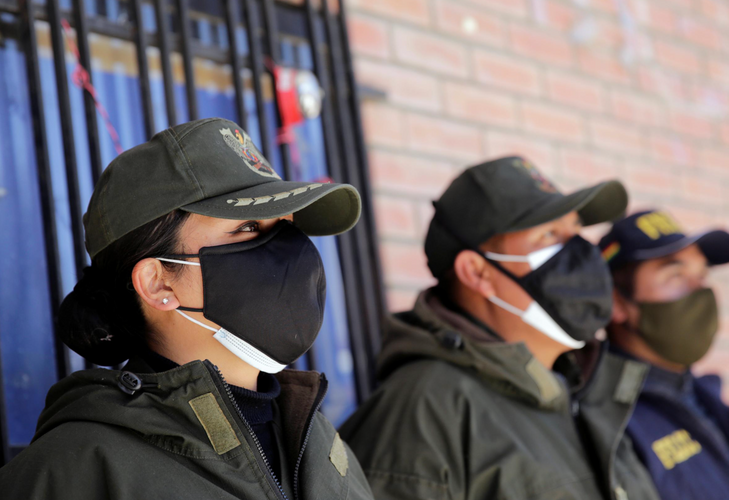 Bolivia police face death on coronavirus frontline