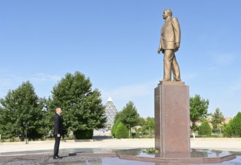 President Ilham Aliyev visits Gobustan region