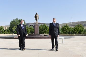 President Ilham Aliyev visits Gobustan region