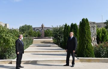 President Ilham Aliyev visits Gobustan region