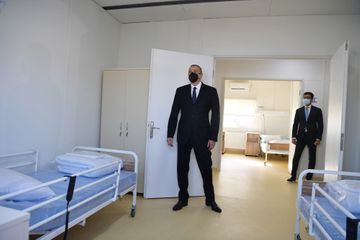 Modular hospital for treatment of coronavirus patients opened in Gobustan