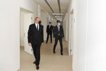 Modular hospital for treatment of coronavirus patients opened in Ismayilli region