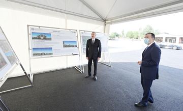 Azerbaijani President attended groundbreaking ceremony for “DOST Evi” Creative, Exhibition and Sales Center in Ismayilli