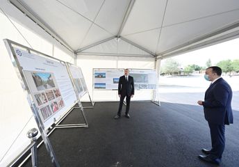 Azerbaijani President attended groundbreaking ceremony for “DOST Evi” Creative, Exhibition and Sales Center in Ismayilli