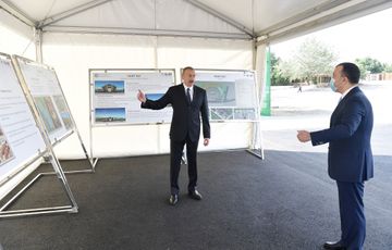Azerbaijani President attended groundbreaking ceremony for “DOST Evi” Creative, Exhibition and Sales Center in Ismayilli